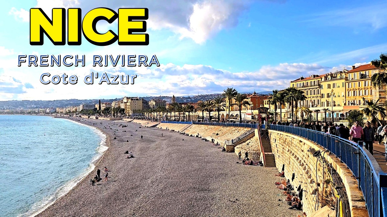 NICE Life 🌍 FRANCE 🇫🇷 | French Riviera Côte d'Azur | Glamour and Mediterranean atmosphere! 🇫🇷 🌴🥐 4K