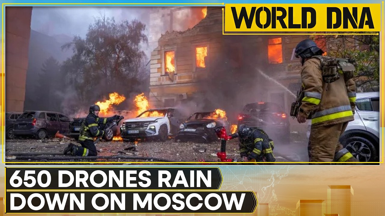 Russia-Ukraine War: Ukraine Launches One of Its Largest Drone Attacks On Moscow | WION