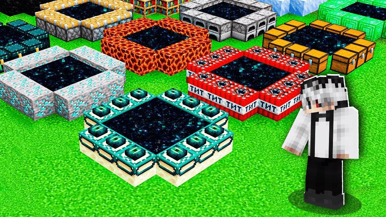 Am Gasit 1000 de PORTALE SECRETE in Minecraft!