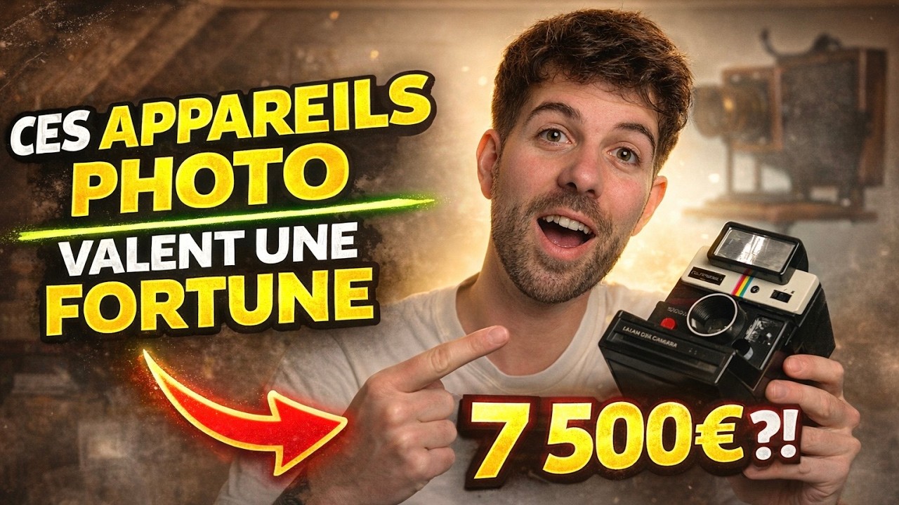 Ces vieux appareils photo valent une fortune (et tu en as peut-être un chez toi)