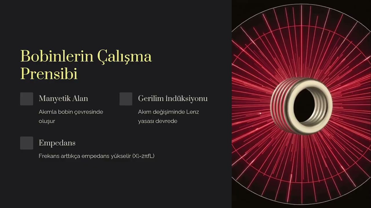 Kondansat&ouml;rler ve Bobinler Temel Elektronik Bileşenler