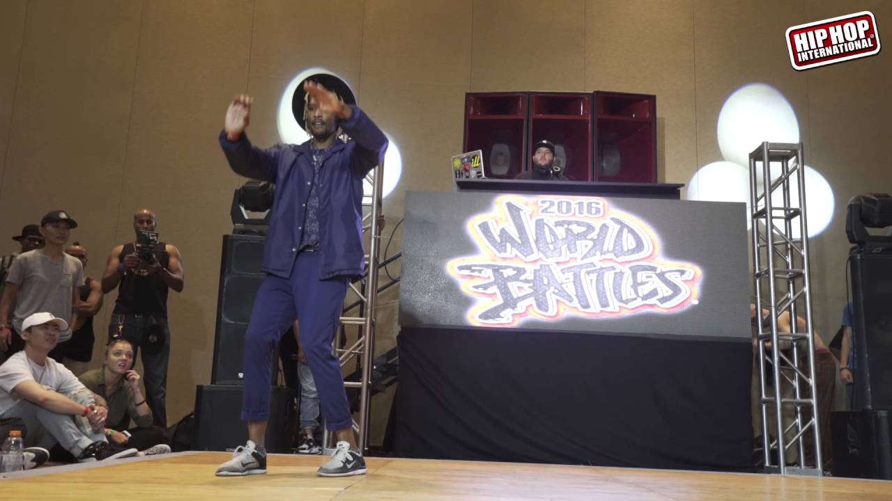#HHI2016 World Popping Battles: Slim Boogie - USA vs Colin - China  (Semifinals)