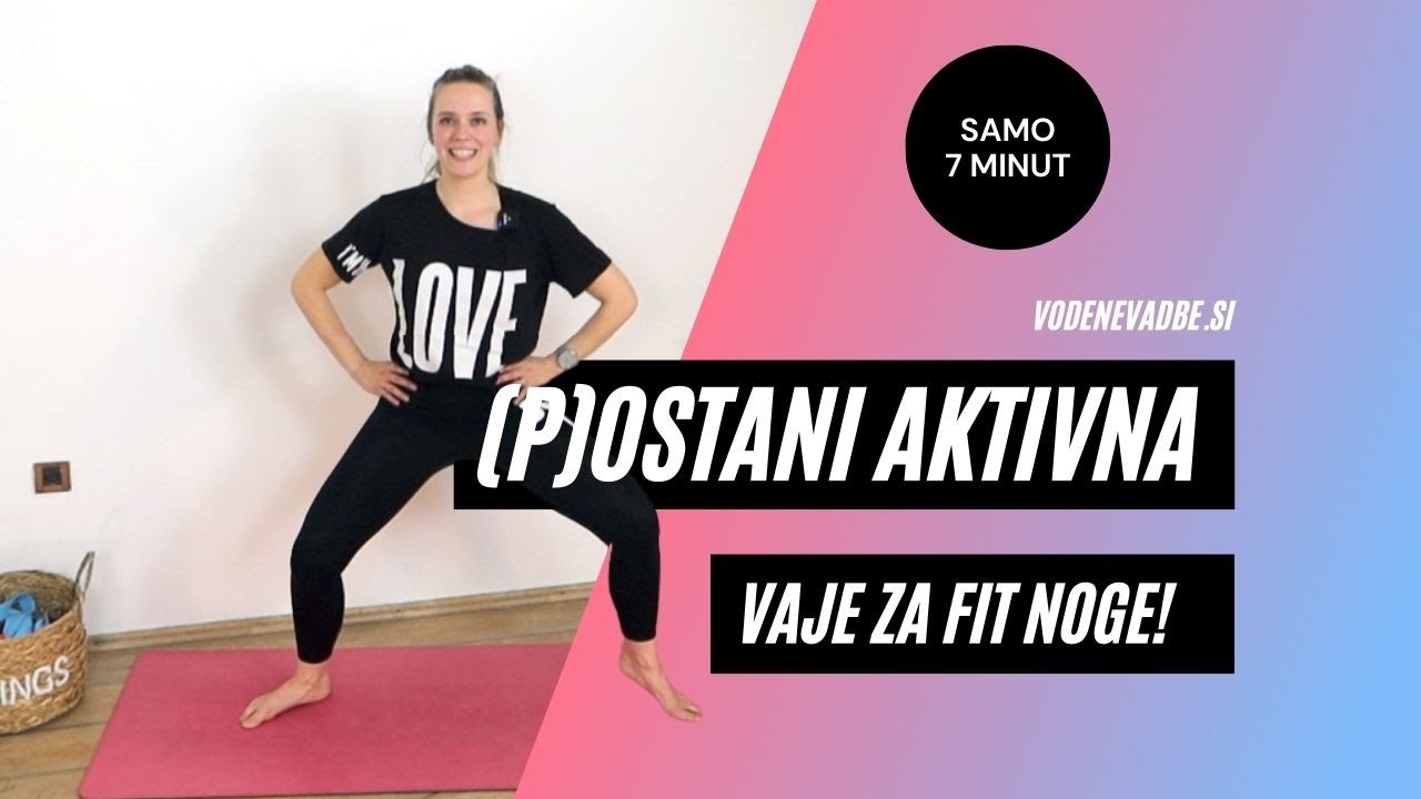 Vaje za lepo oblikovane noge!