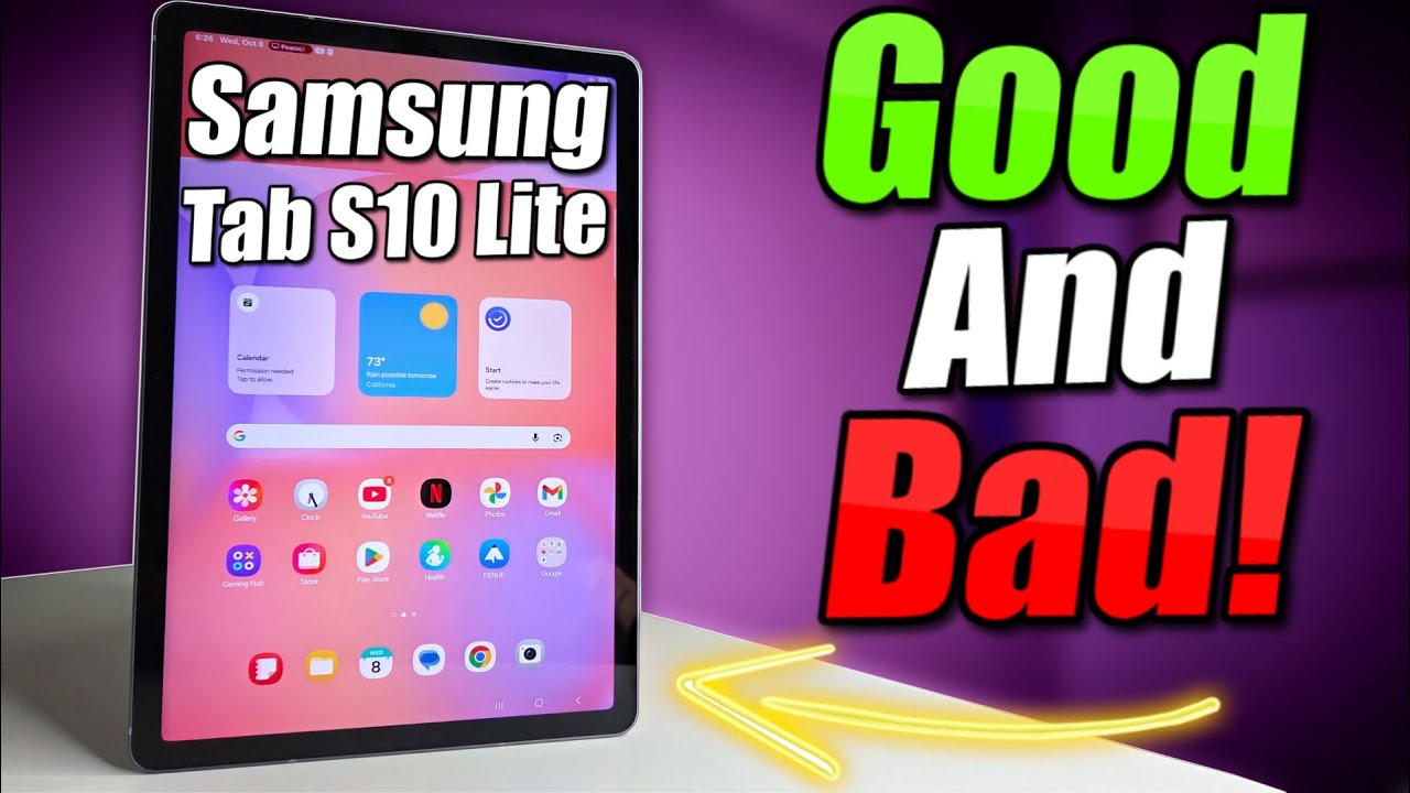 Плюсы и минусы Samsung Galaxy Tab S10 Lite — ХОРОШО, ПЛОХО И УЖАСНО!