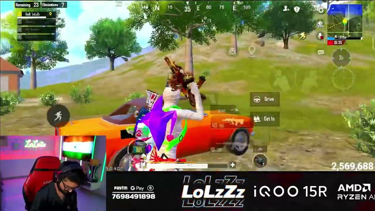 😱 HACKER SAMJHE THE… CLUTCH KING NIKLA! | LOLZZZ GAMING | BGMI LIVE