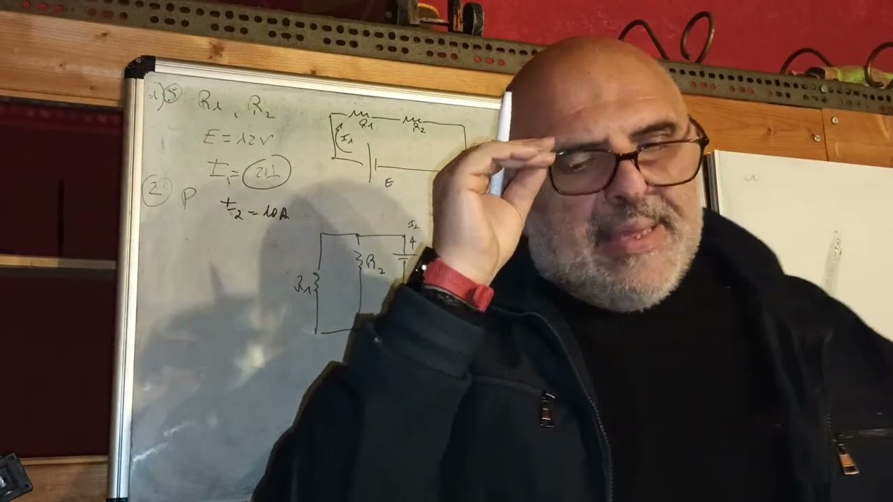 Fisica: Lezione sui circuiti tramite la legge di Ohm, prima parte, 11 marzo 2026
