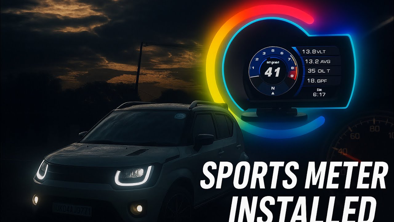 Modified Extra Meter Installation | HUD OBD meter complete review |