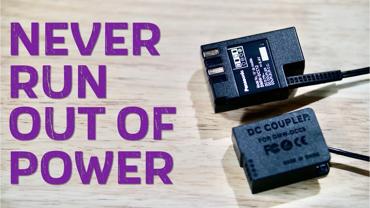 Panasonic DC Coupler / Dummy Battery for GH5, G9, G85 cameras