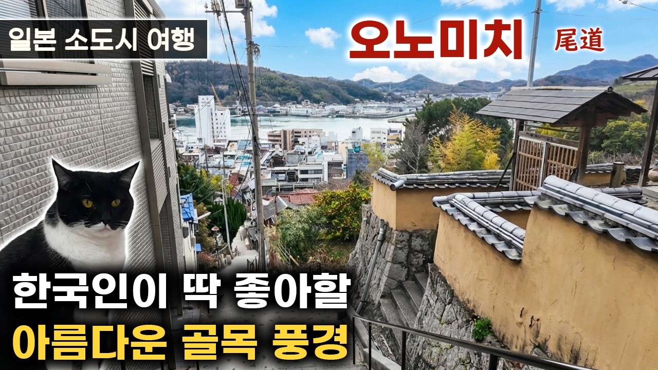 (일본소도시)오노미치 - 고양이 골목과 센코지까지 히로시마 근처 소도시 핵심 명소 돌아보기 (로컬 맛집 포함)