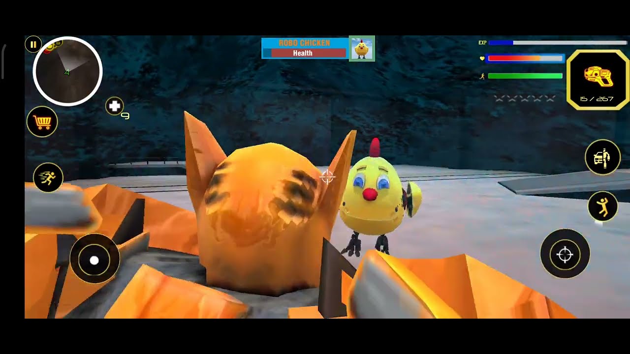 Robo Chicken Boss Fight |Robots City Battle | Naxeex Games Android Gameplay