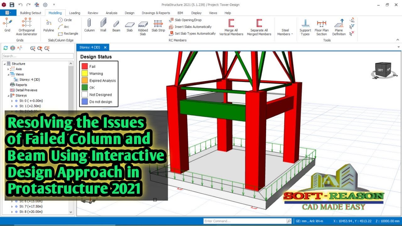 How to Rectify Failed Members by Interactive Approach in Protasructure 2021