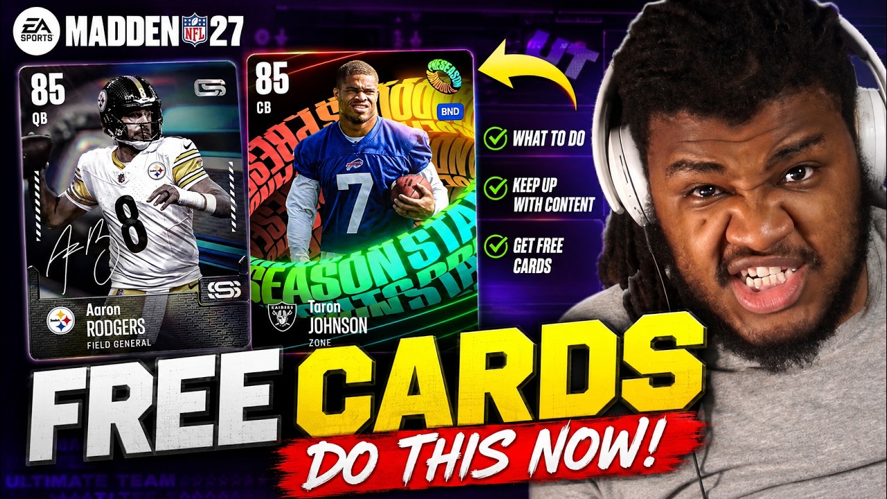БЕСПЛАТНЫЕ КАРТЫ! БЕСПЛАТНЫЕ МОНЕТЫ! СДЕЛАЙ ЭТО ПРЯМО СЕЙЧАС! MADDEN 27 ULTIMATE TEAM ОБНОВЛЕНИЕ ...