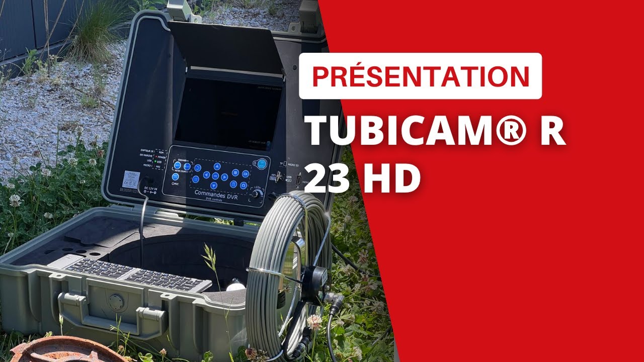 Tubicam R23 HD : caméra d'inspection de canalisations haute définition