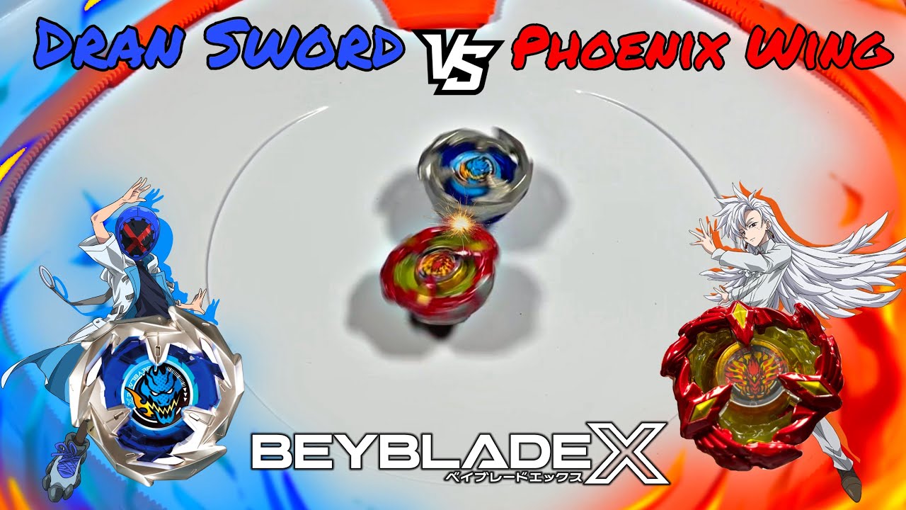 FASTEST BATTLE! Dran Sword 3-60F vs Phoenix Wing 9-60GF Beyblade X Battle!!