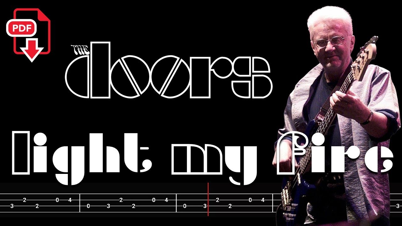The Doors - Light My Fire (🔴Bass Tabs | Notation) @ChamisBass  #thedoorsbasstabs #chamisbass