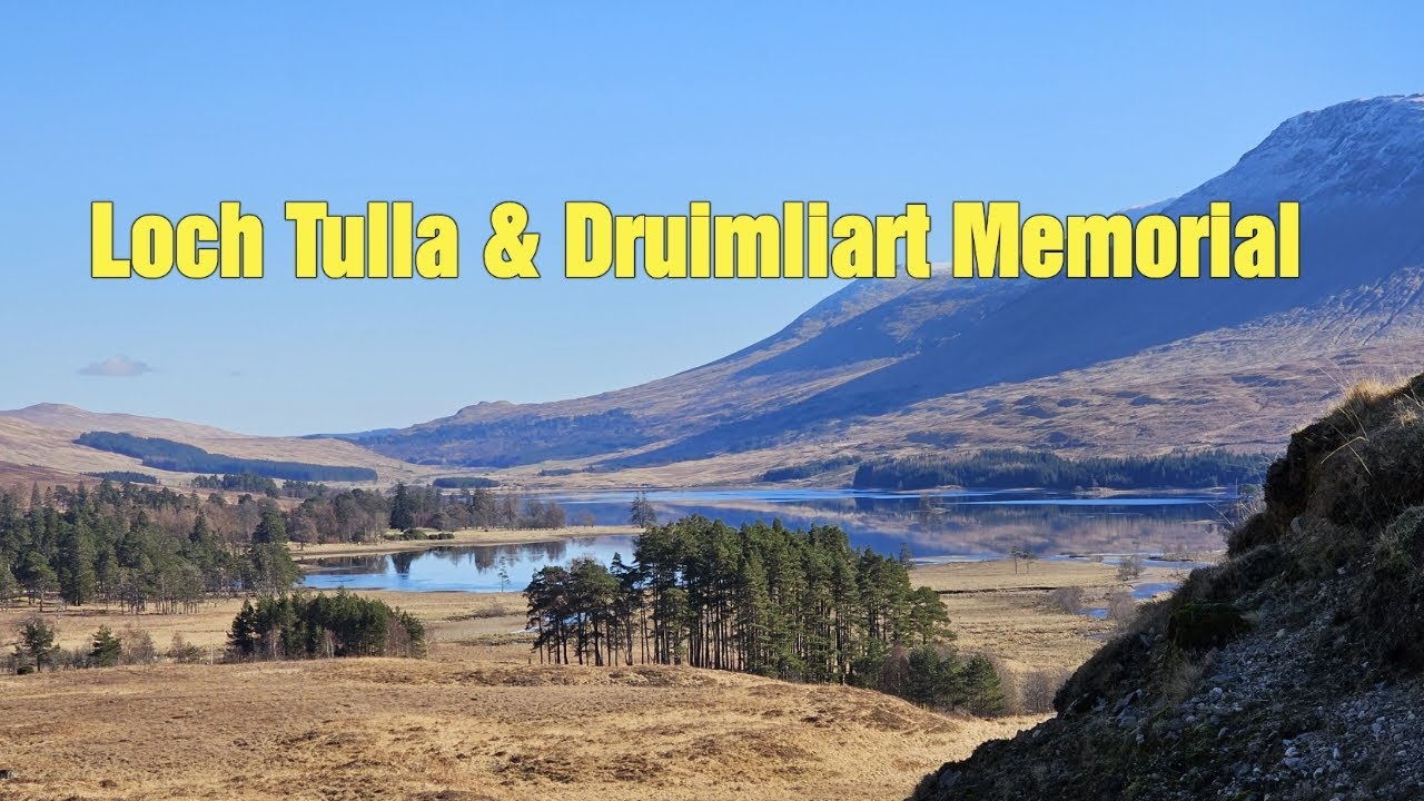 Loch Tulla and Druimliart Memorial, Bridge of Orchy, Scotland