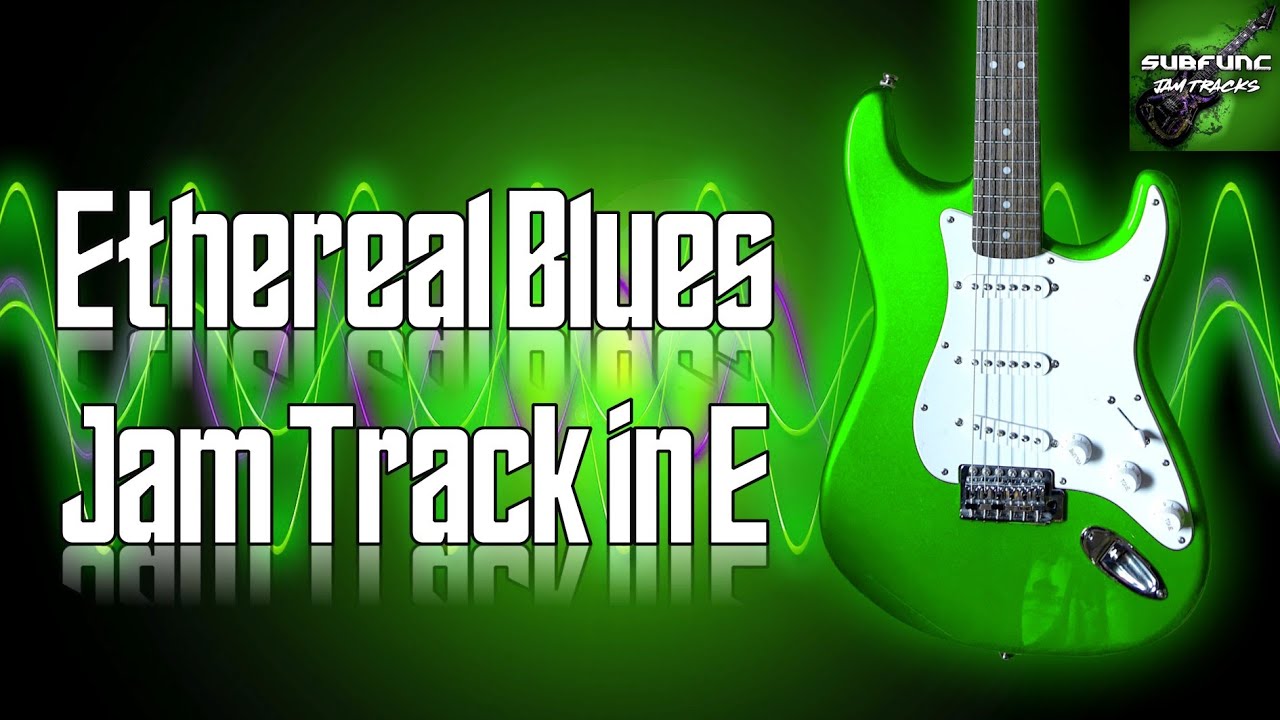 Ethereal Blues Jam Track in E 🎸 Guitar Backing Track