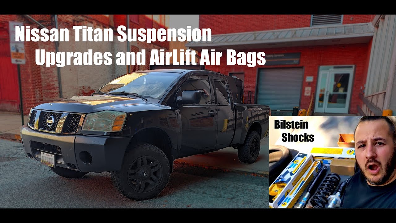 Модернизация подвески Nissan Titan с установкой пневмоподвески.