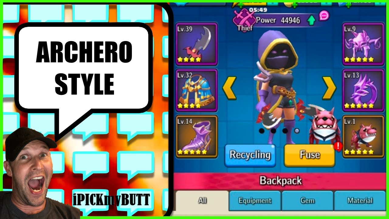 HIT & RUN Archero Style Game w/ CRAZY Equipment Drops!