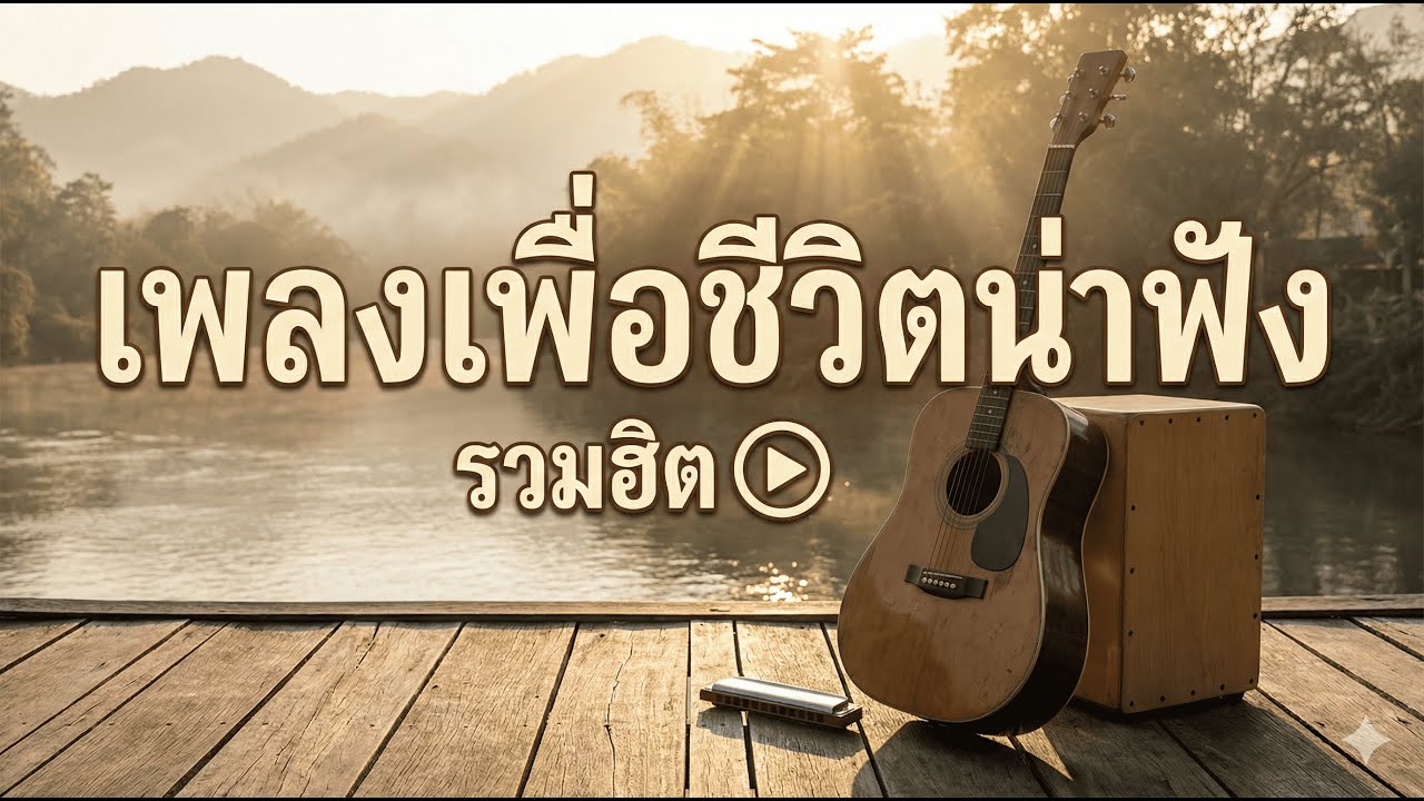 เพลงฮิตน่าฟัง แนวเพื่อชีวิต2026 ฟังยาวๆ เพลินๆ ไม่มีโฆษณษาคั่น 1 ช.ม