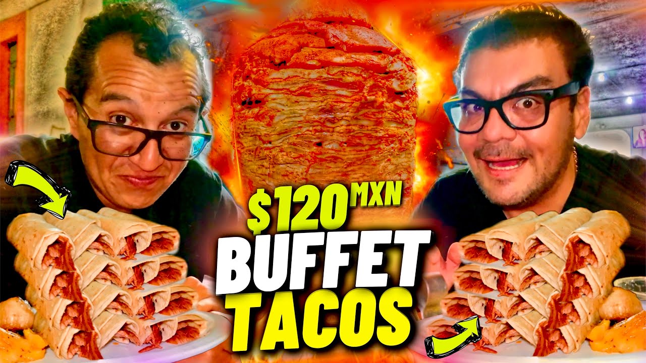 TACOS ILIMITADOS por $120 PESOS | sin límite de tiempo 🐽