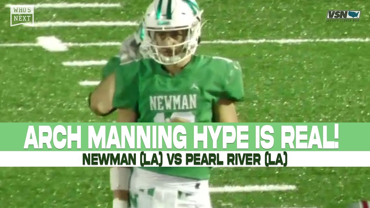 Arch Manning tosses DIMES. Newman (LA) vs. Pearl River (LA) Football Highlights!