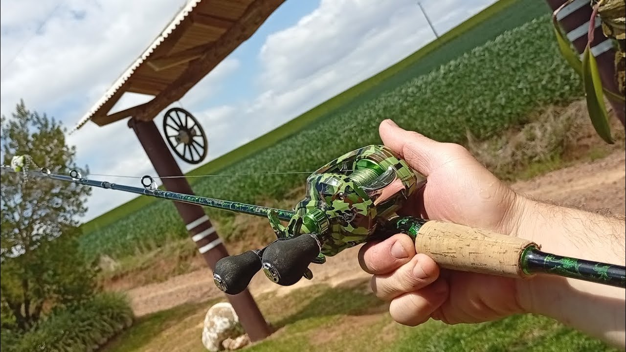 Chegou a minha nova carretilha 🎣😍😼