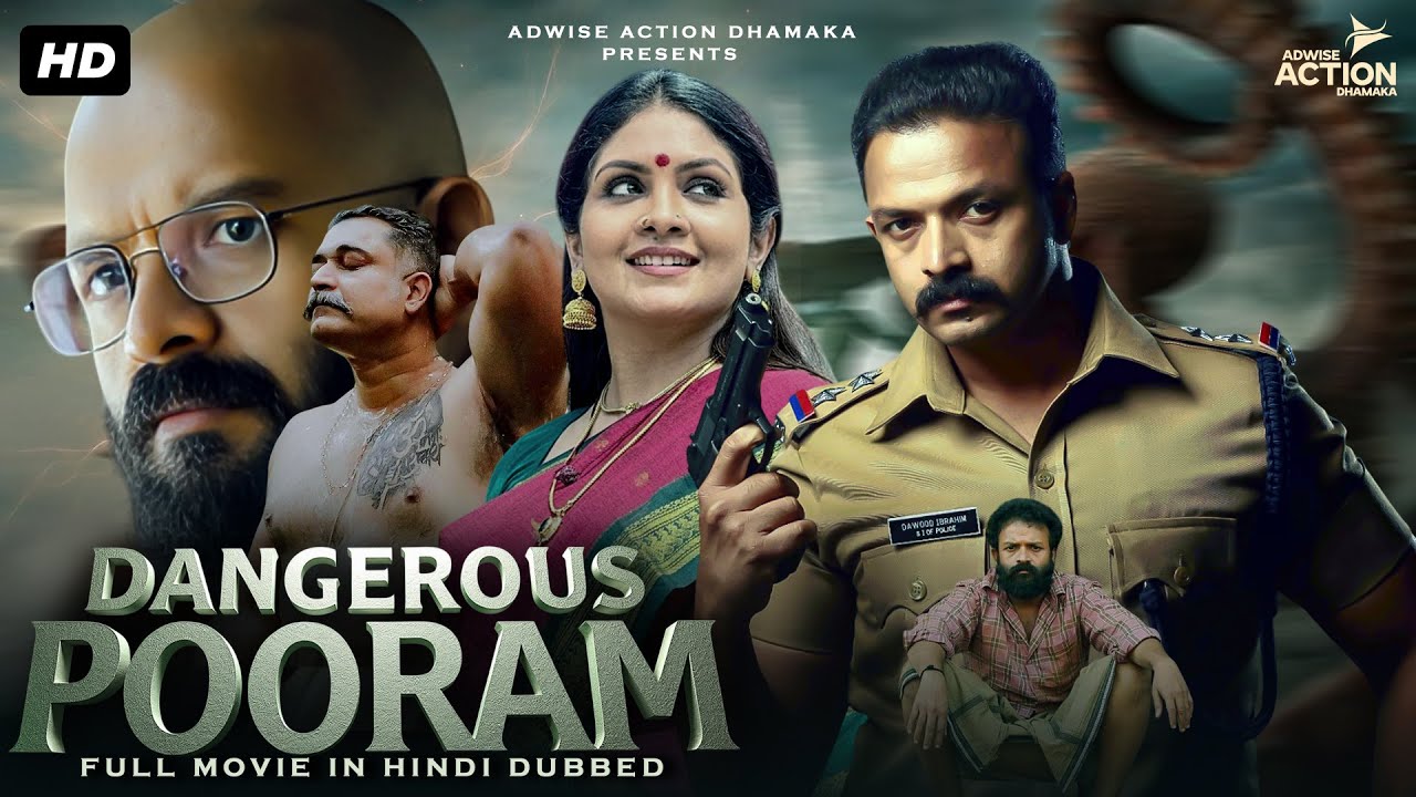 ''DANGEROUS POORAM ''| New Action South Movie in Hindi Dubbed | Full Action Fight Dhamaka | Hindi