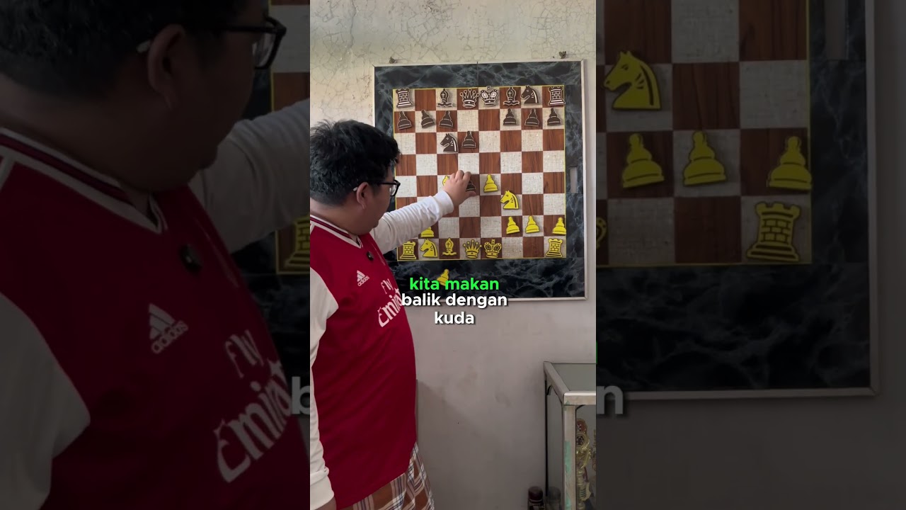 Scoth gambit! Teori catur mematikan yang jarang di gunakan pemula! #shorts #chess #catur #tips