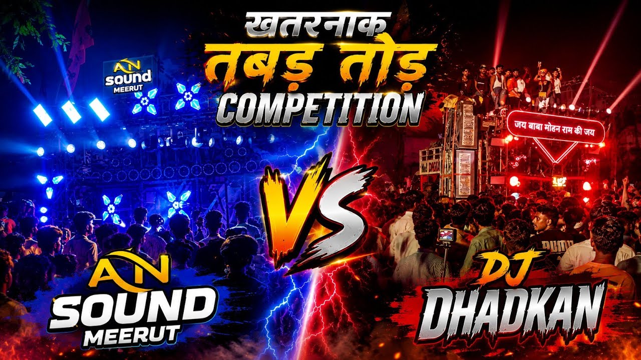 DJ DHADKAN VS AN SOUND MEERUT COMPETITION 2026