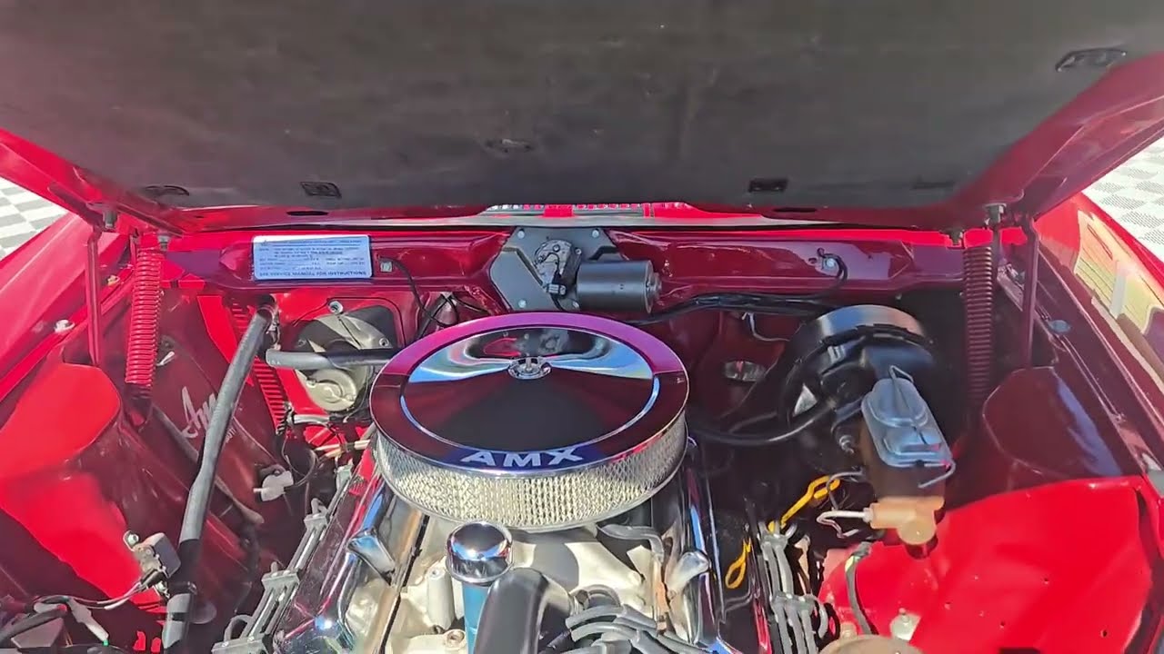 1969 AMC AMX Rotisserie восстановленный 343 4-ступенчатый