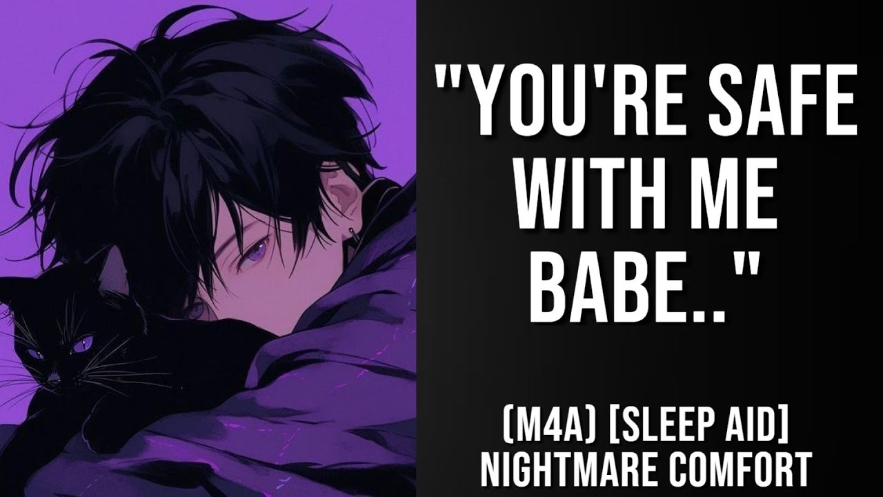 (Sleep Aid) Your Boyfriend Comforts You After a Nightmare [Cuddles] (Comfort ASMR) [M4A]