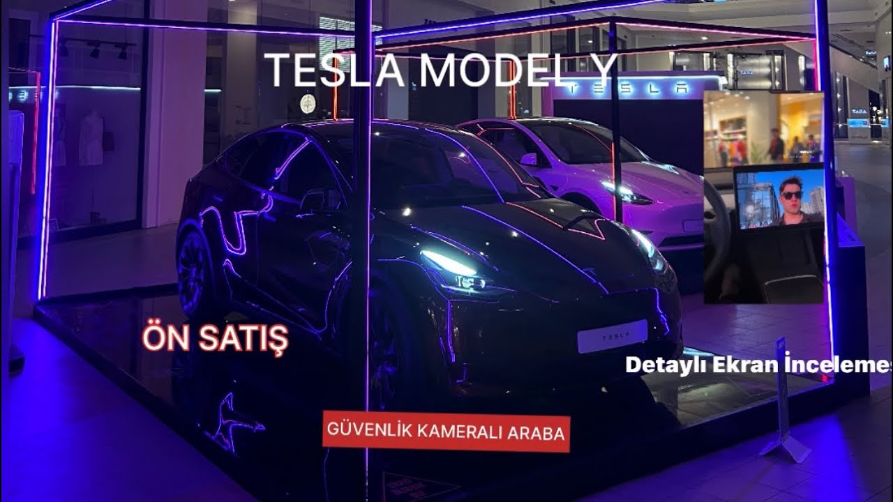 GÜVENLİK KAMERALI TESLA MODEL Y EN DONANIMLI PAKET | DETAYLI EKRAN İNCELEMESİ | TEST SÜRÜŞÜ SATIŞ |