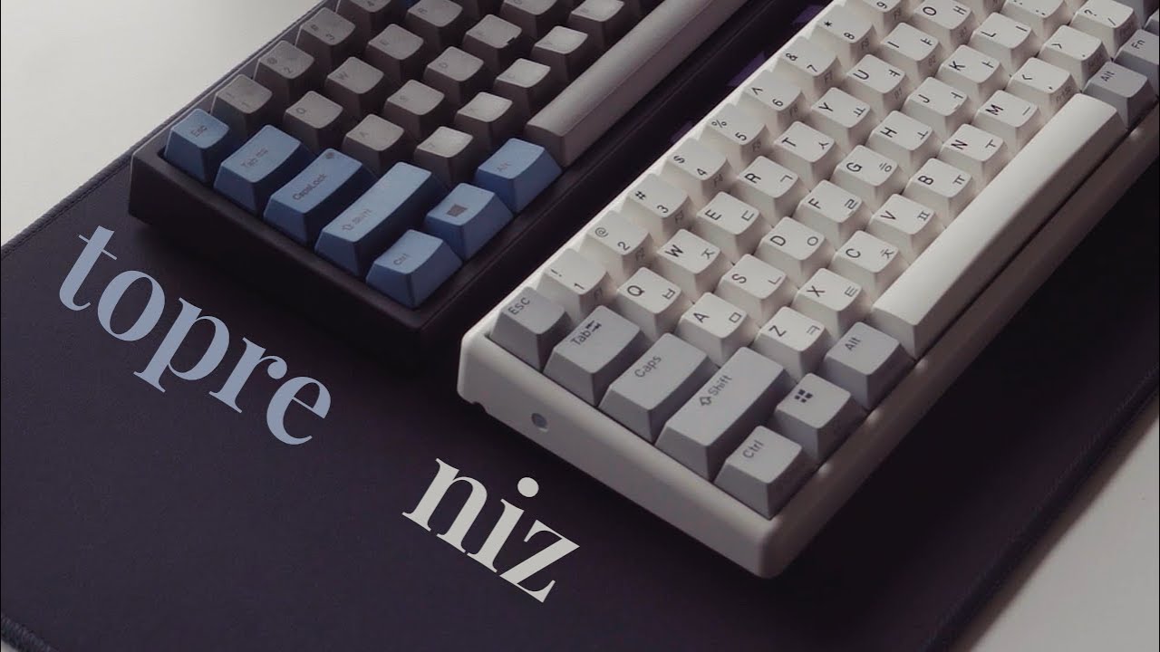 LEOPOLD FC660C vs NIZ ATOM 68 | Typing sounds