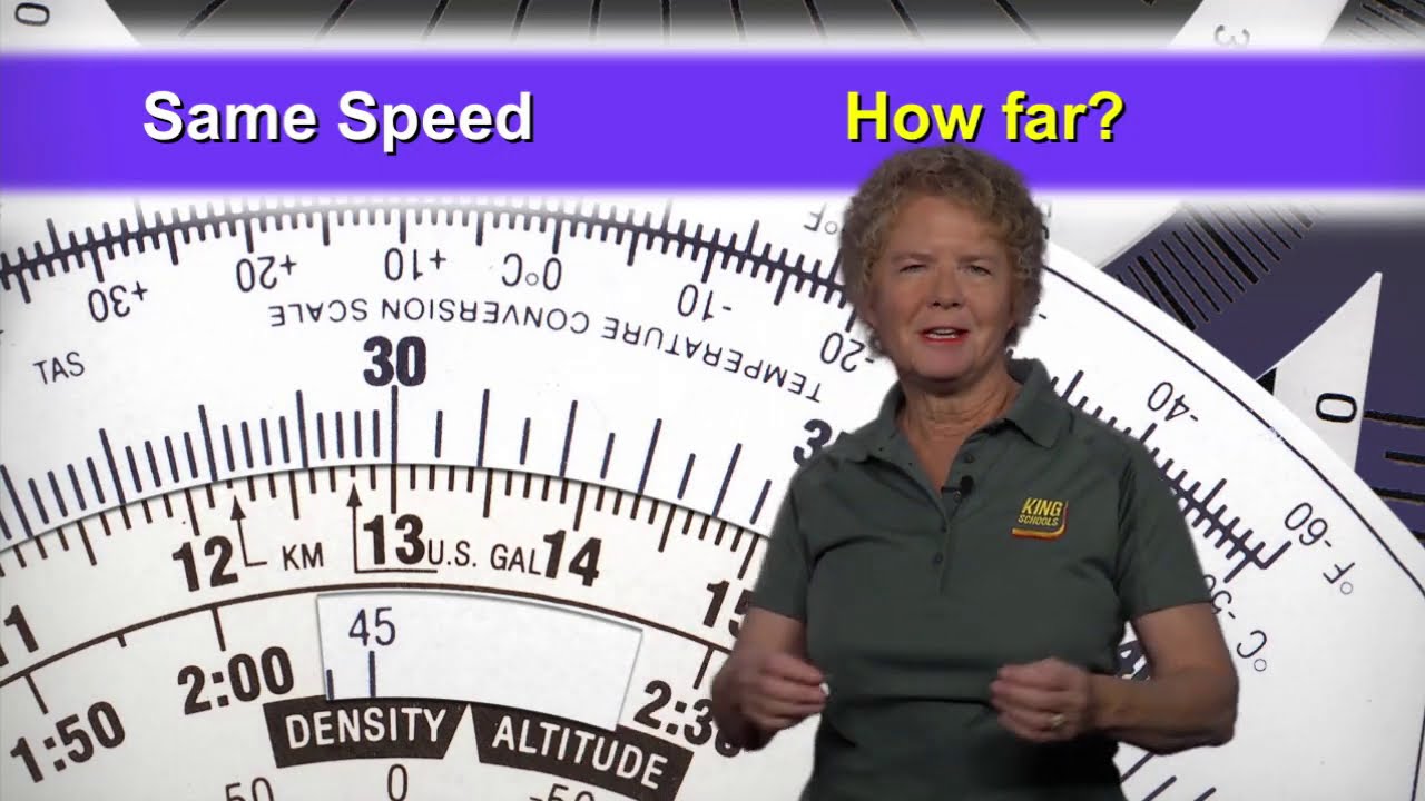 How to Use Your E6B - Video 4 of 14 - How Fast/How Far