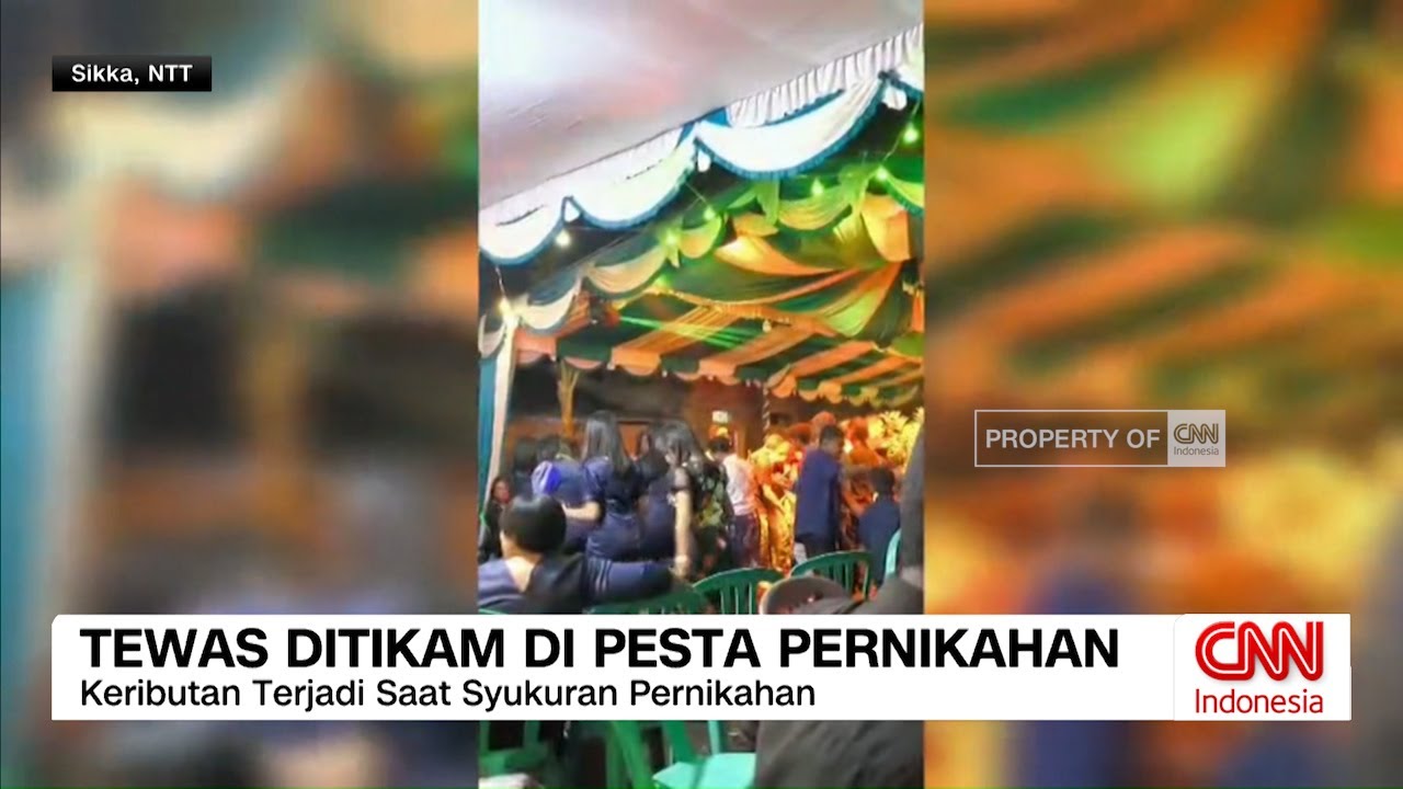 Tewas Ditikam di Pesta Pernikahan