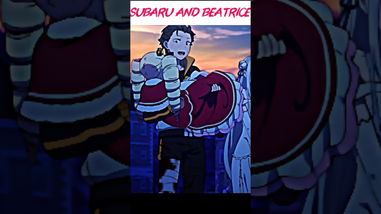 SUBARU AND BEATRICE 😂 | Re zero edit | #rezero #anime #animeedit #rezeroedit