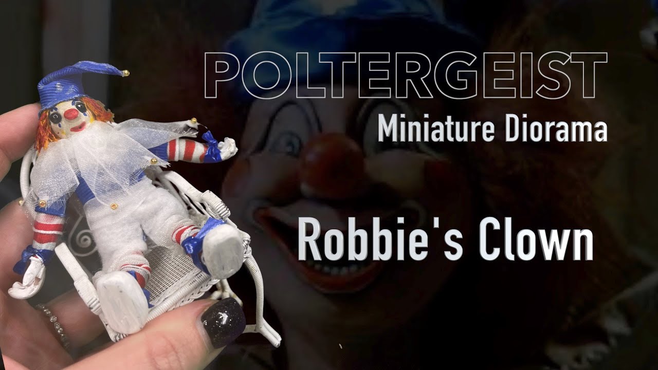 Poltergeist Miniature Clown, Haunted Tree and Closet! 1:12 scale
