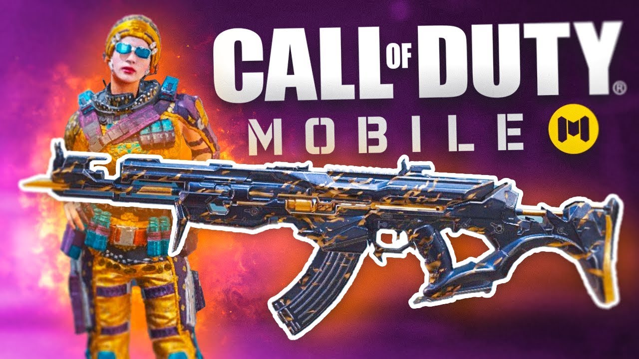 NUEVA AK-47 LEGENDARIA *WRATH BLACK AND GOLD* COD MOBILE