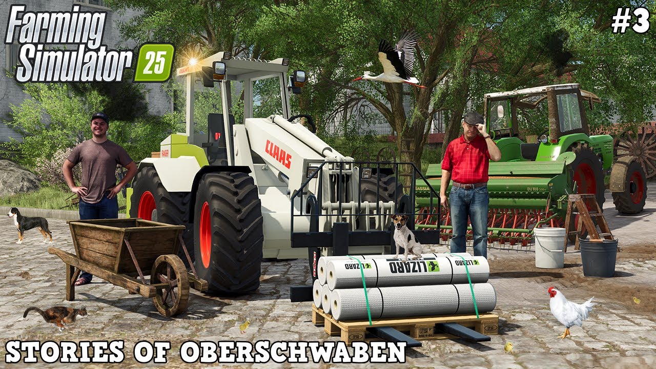 BUYING AWESOME NEW MACHINES FOR THE OLD FARM! 🤩🚜💨 | Oberschwaben | FS25 | Timelapse #3