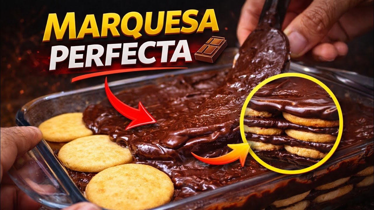 ¿Cómo hacer marquesa de chocolate?🍫😋🍮