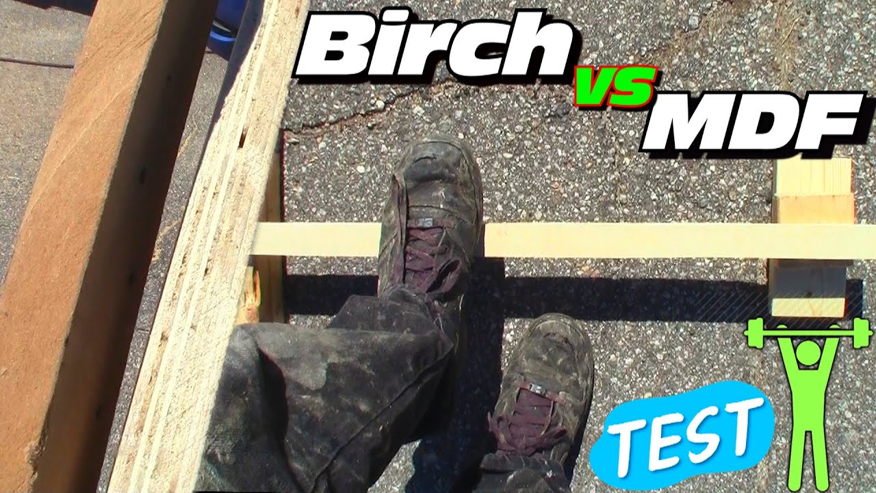 Birch vs MDF... Better Strength? Is Plywood or Fiberboard Strongest Wood For Subwoofer Boxes?