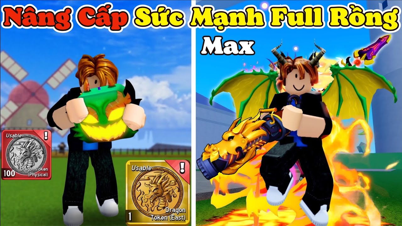 [BloxFruit] 1000 Ngày Nâng Cấp Sức Mạnh Rồng Siu Bá Đột Nhập Acc Nghỉ Game Siu Cấp