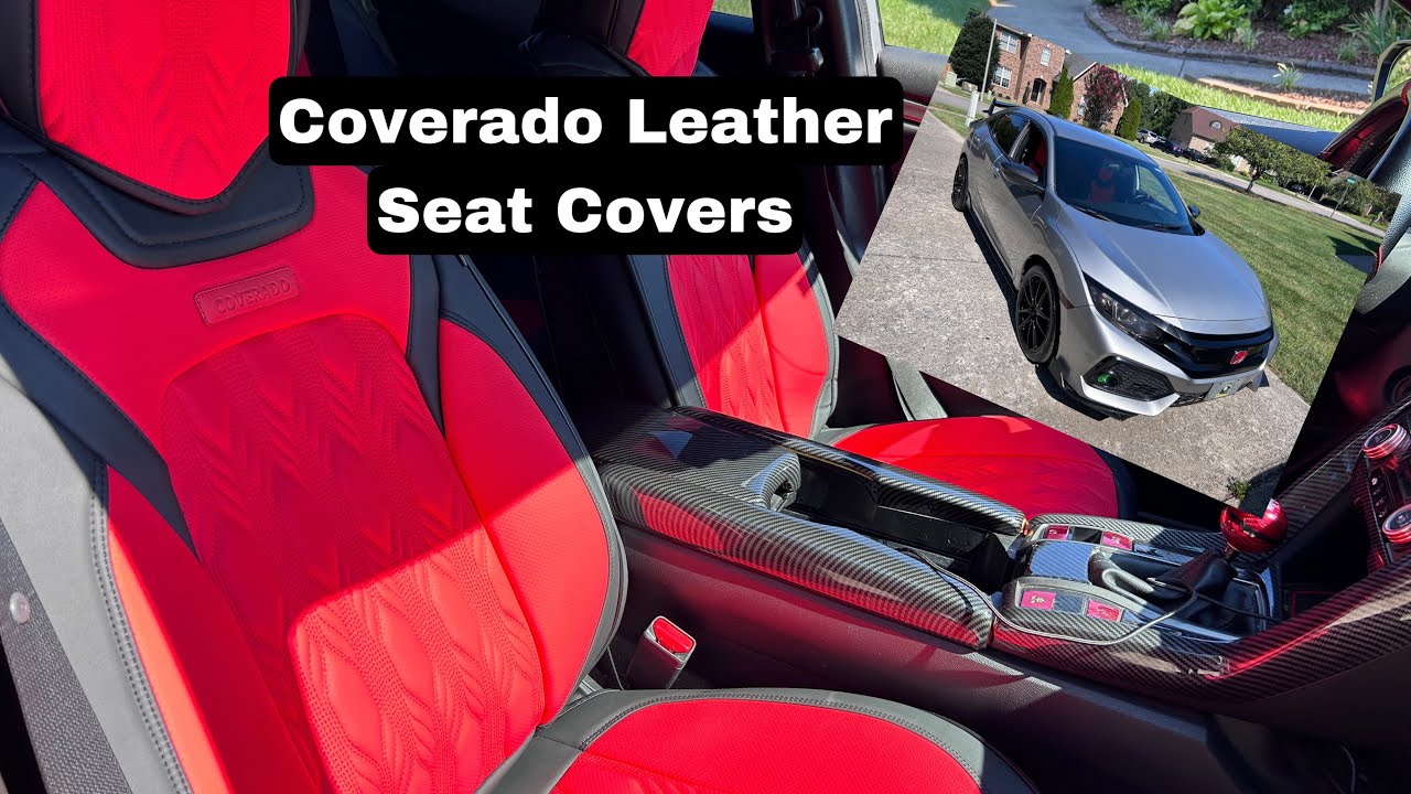 Coverado 5 Seat Cover Set-Premium Nappa Leather-Washable-Universal Fit Product Review-18 Honda Civic