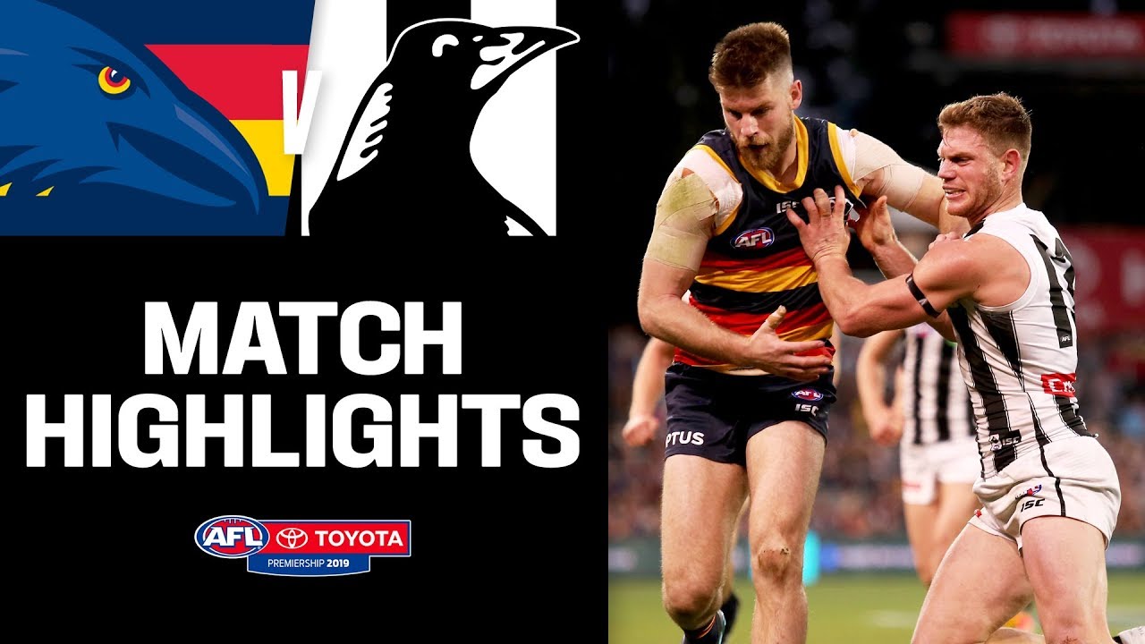Adelaide v Collingwood Highlights | Round 22, 2019 | AFL