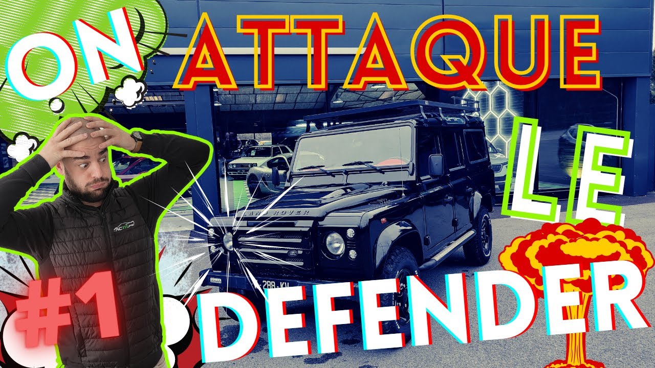 LAND ROVER DEFENDER 110 : NETTOYAGE LUSTRAGE SHAMPOOINAGE