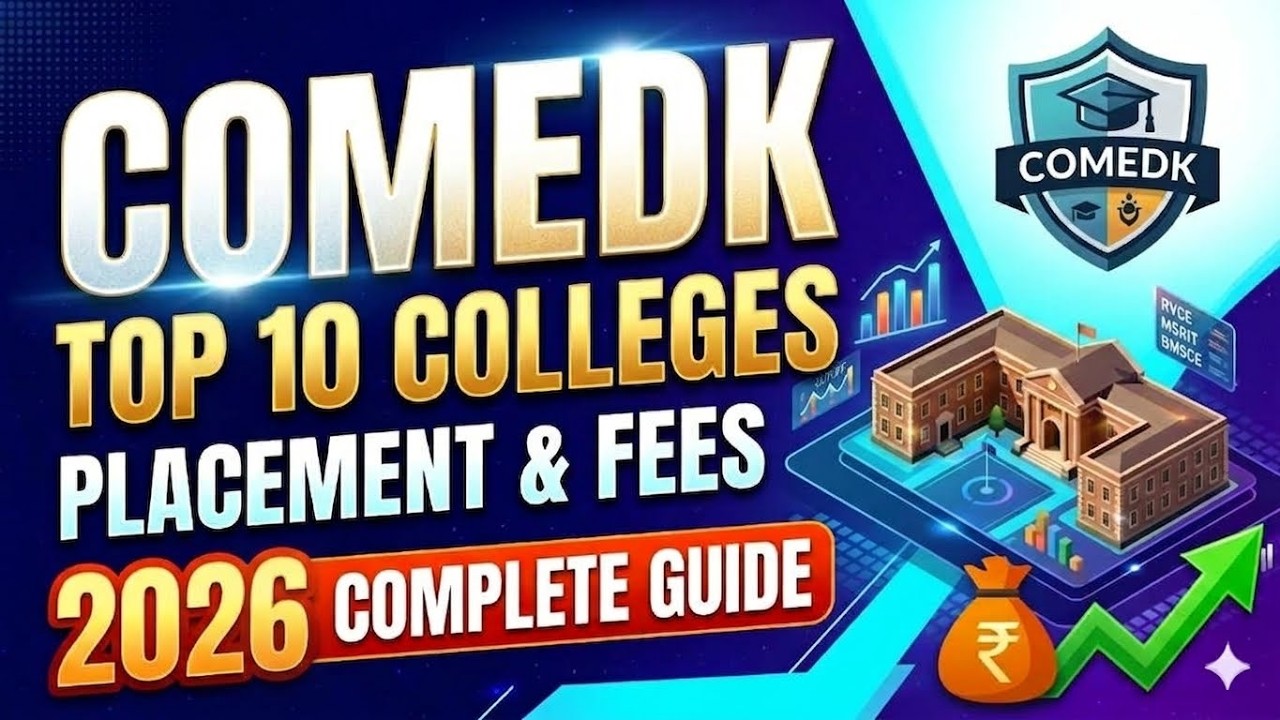 COMEDK 2026 Top 10 Colleges Revealed 😱 Cutoffs, Placements & CSE Chances
