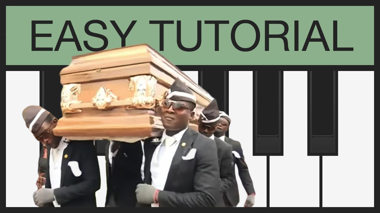 Coffin Dance MEME | EASY Piano Tutorial | Melodica | Slow