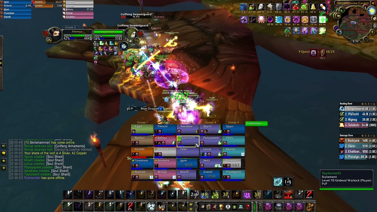 Statement SSC Speedrun 45:43 Holy Priest PoV