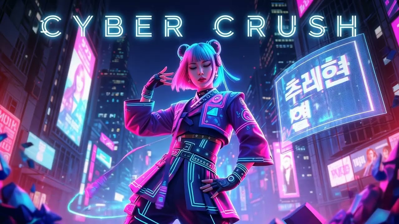 K-Pop EDM Fusion &ndash; Futuristic Neon Beats | 1 Hour